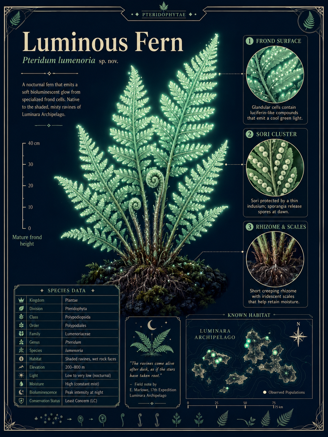 Botanical Atlas Card prompt preview
