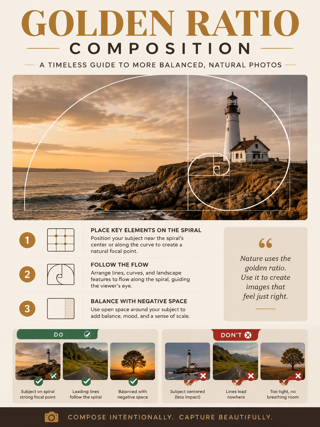 Golden Ratio Composition Poster prompt preview