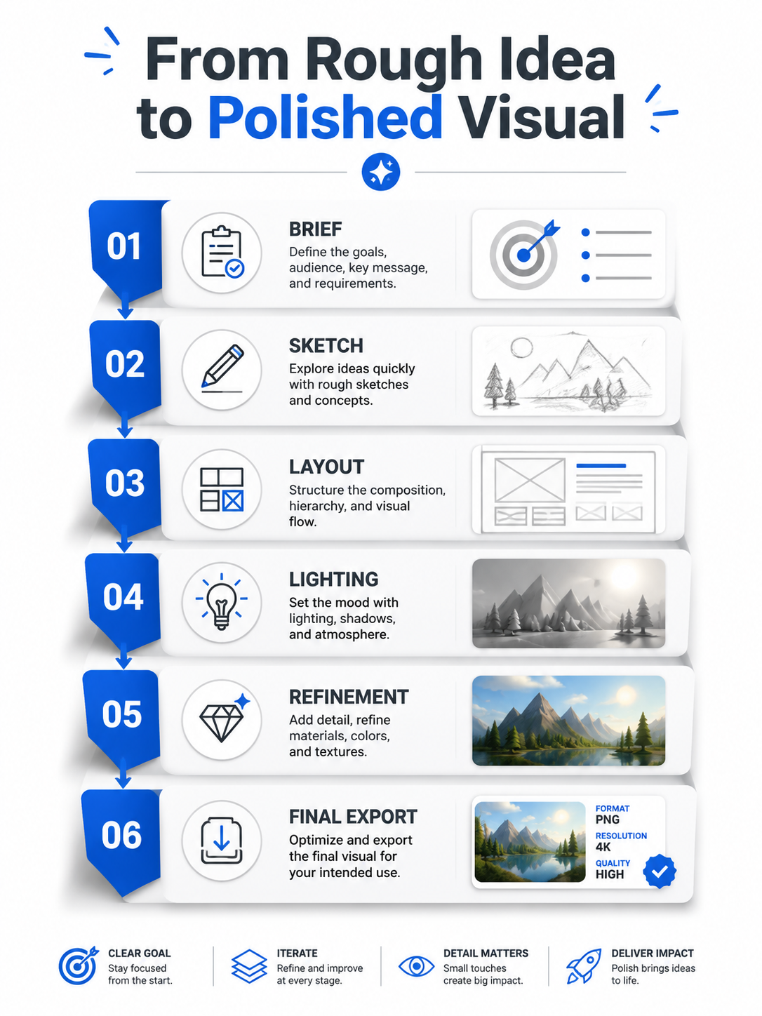 Process Evolution Infographic prompt preview