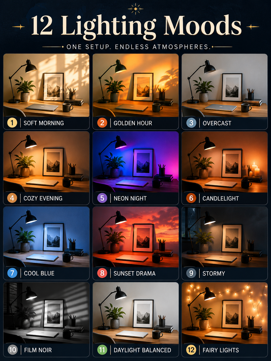 Visual Style Catalog Poster prompt preview
