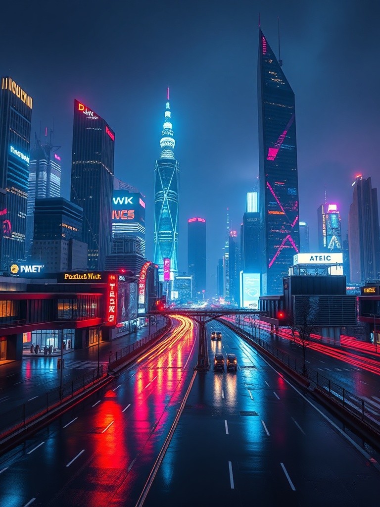 City Night Date Photo prompt preview