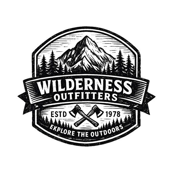 Vintage Organic Stamp - Custom AI Logo Template